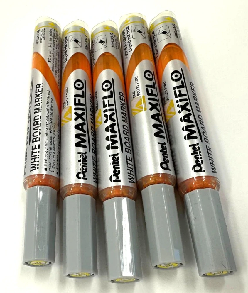 Pentel MAXIFLO Popisovač na bílé tabule - žlutý