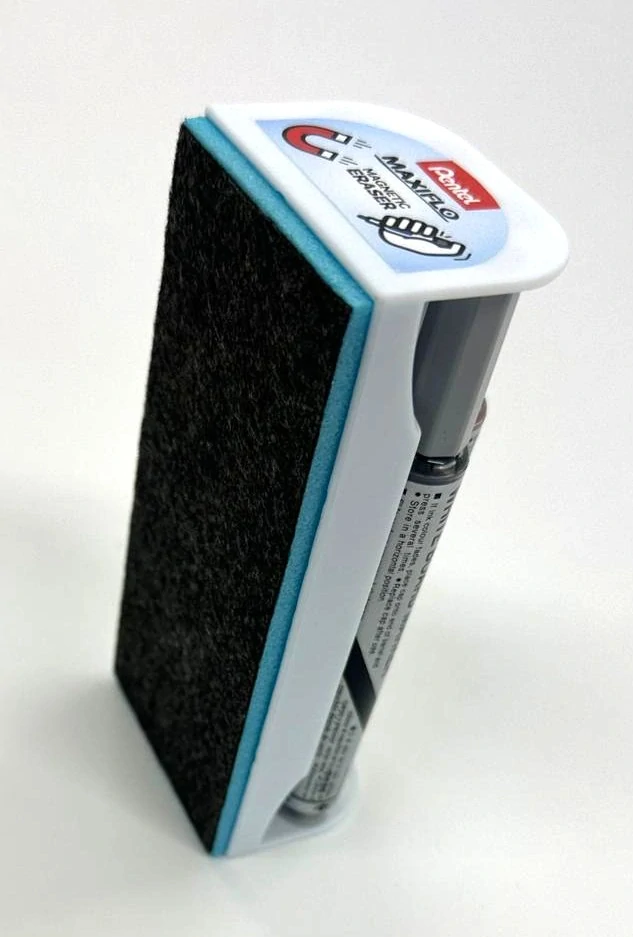 Pentel MAXIFLO Popisovač na bílé tabule - sada 4 barev s houbou